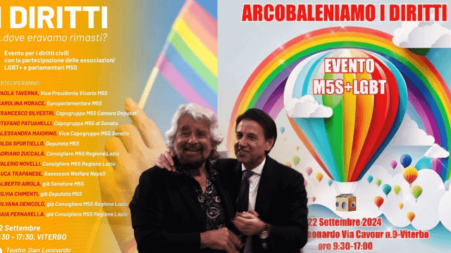 LGBT Movimento Cinque Stelle Viterbo 22 Settembre 2024