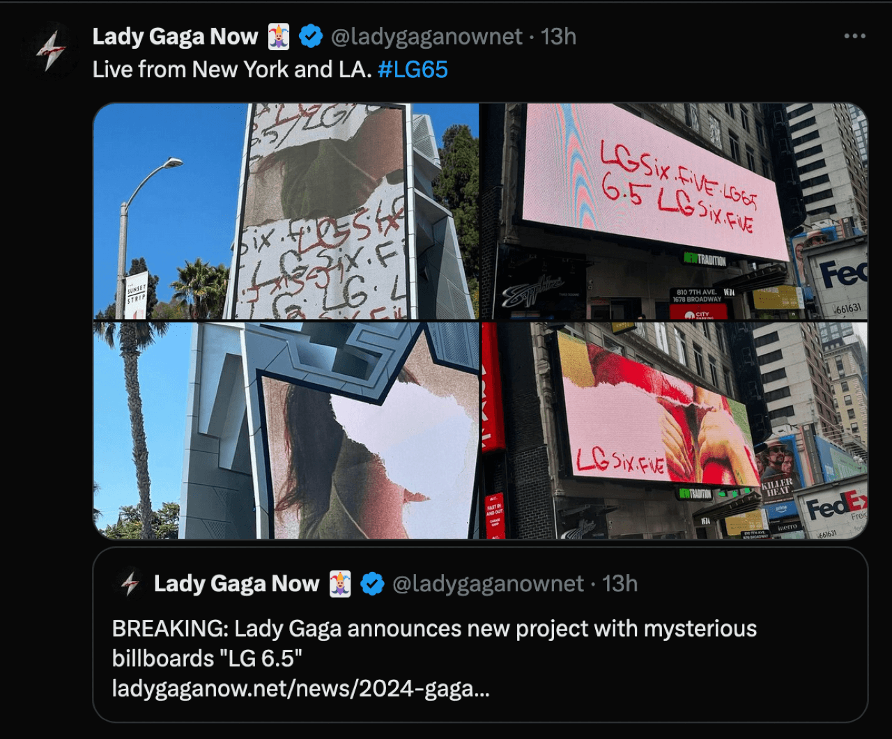Lady Gaga LG 6.5