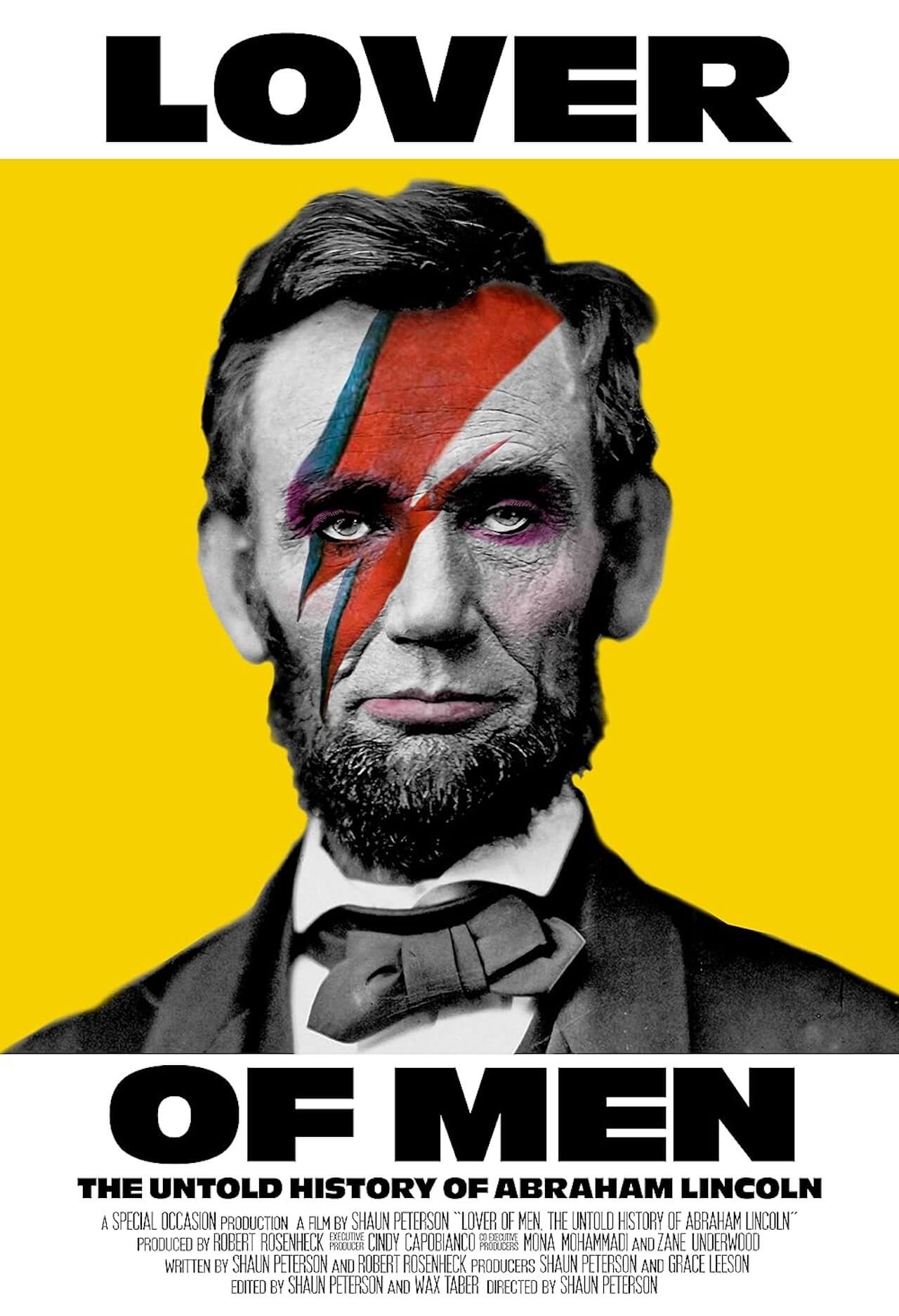 Abraham Lincoln era gay? Il doc "Lover of Men" affronta il tema della sua presunta omosessualità - Lover of Men poster - Gay.it