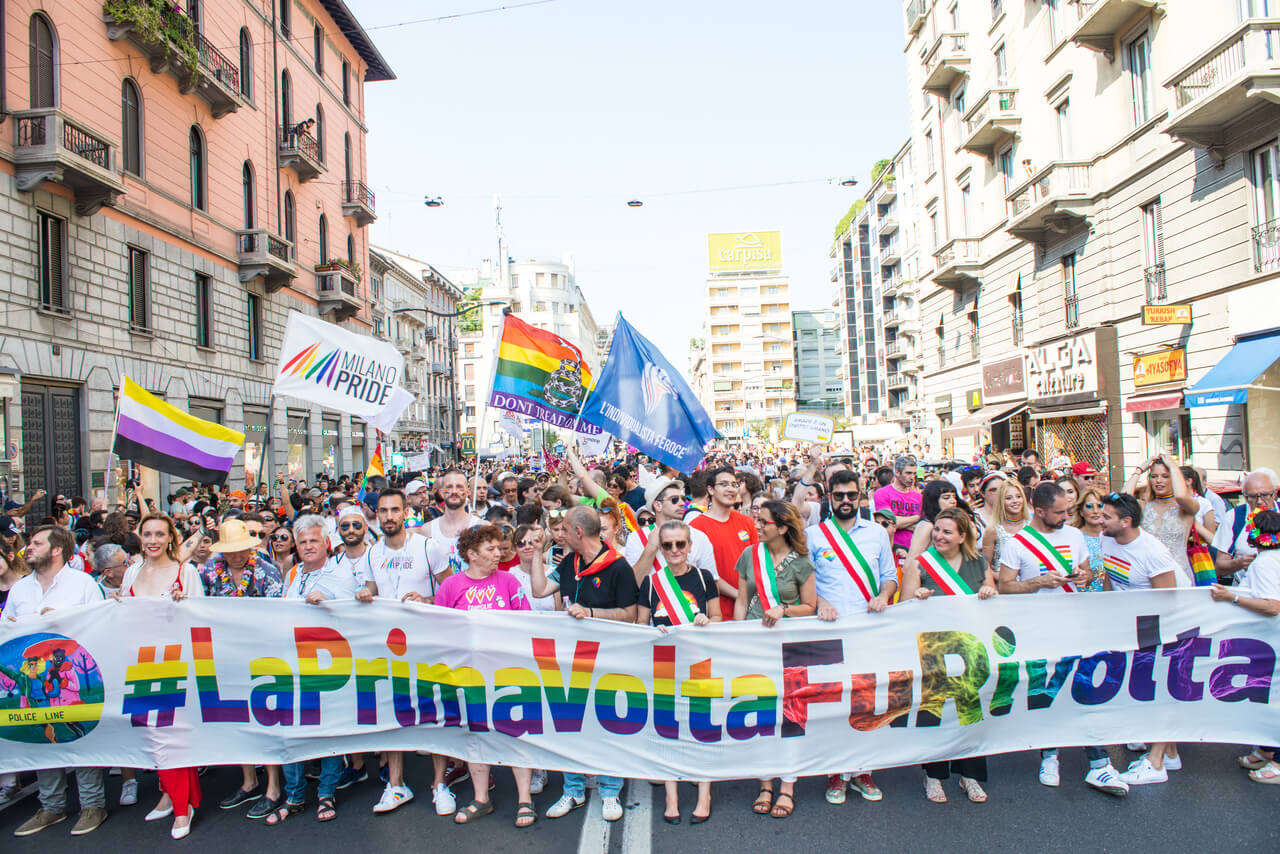 Milano Pride 2019, manifesti LGBTIQ+ CIG Milano