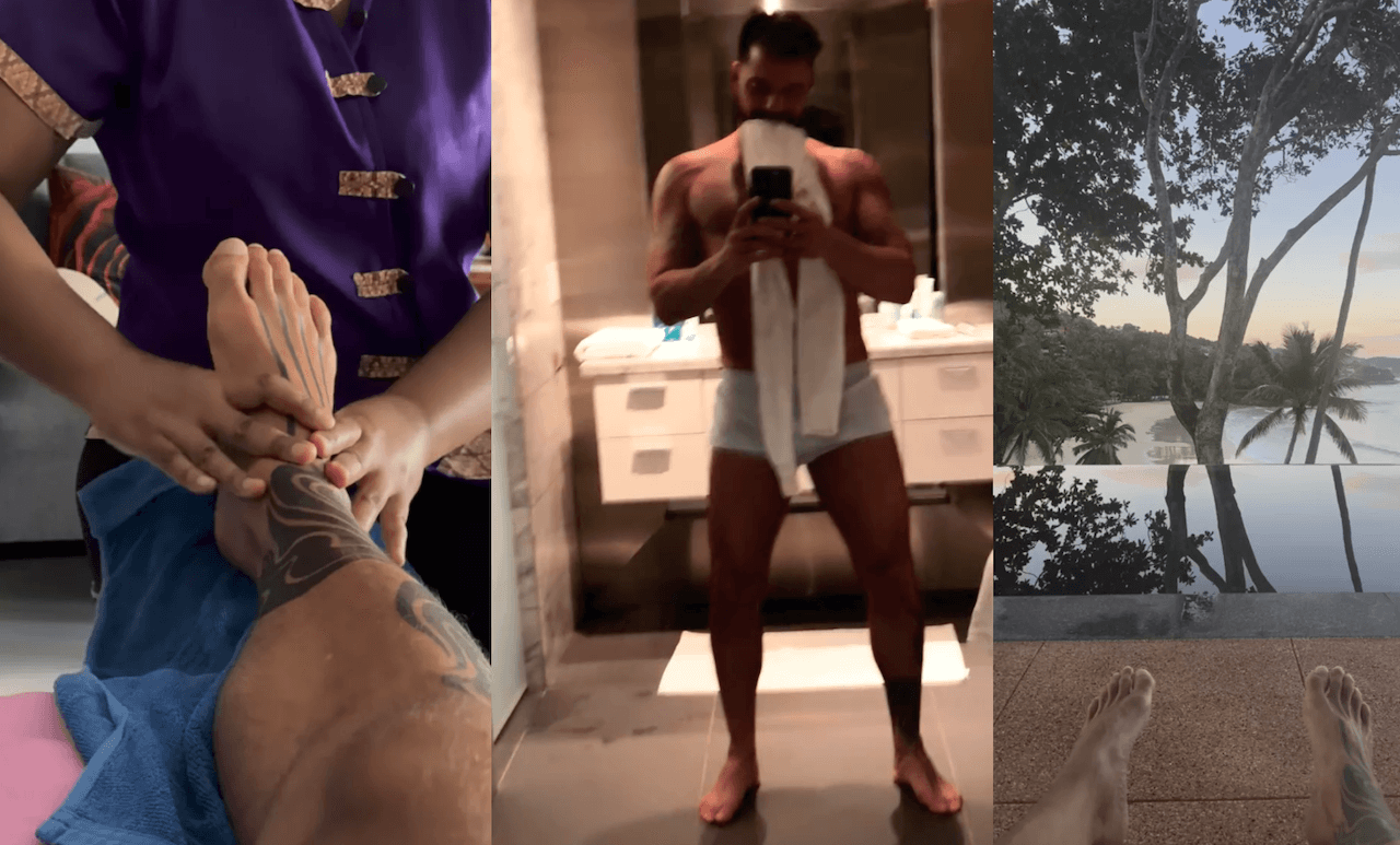 L'estate di Ricky Martin tra vacanze, concerti, figli e tanti piedi (VIDEO) - Ricky Martin piedi - Gay.it