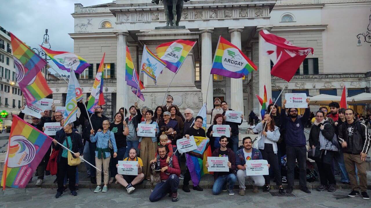 Scuola Libera Tutt3 - Presidio a Genova