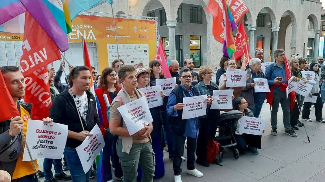 Scuola Libera Tutt3 - Presidio a Brescia