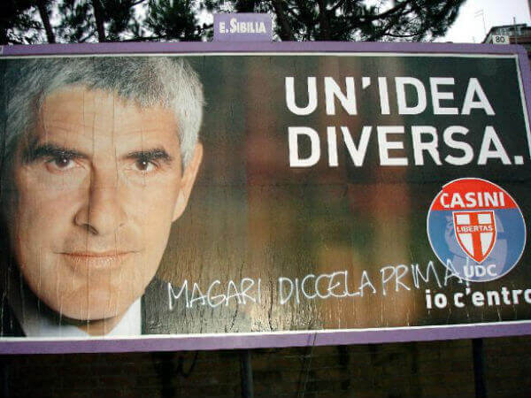 Ora una fidanzata giovane e gayfriendly anche per Casini