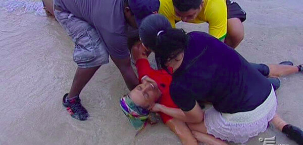 rachida sviene all'isola dei famosi