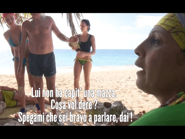 Isola dei Famosi: Valerio Scanu senza lacca diventa Ornella Vanoni