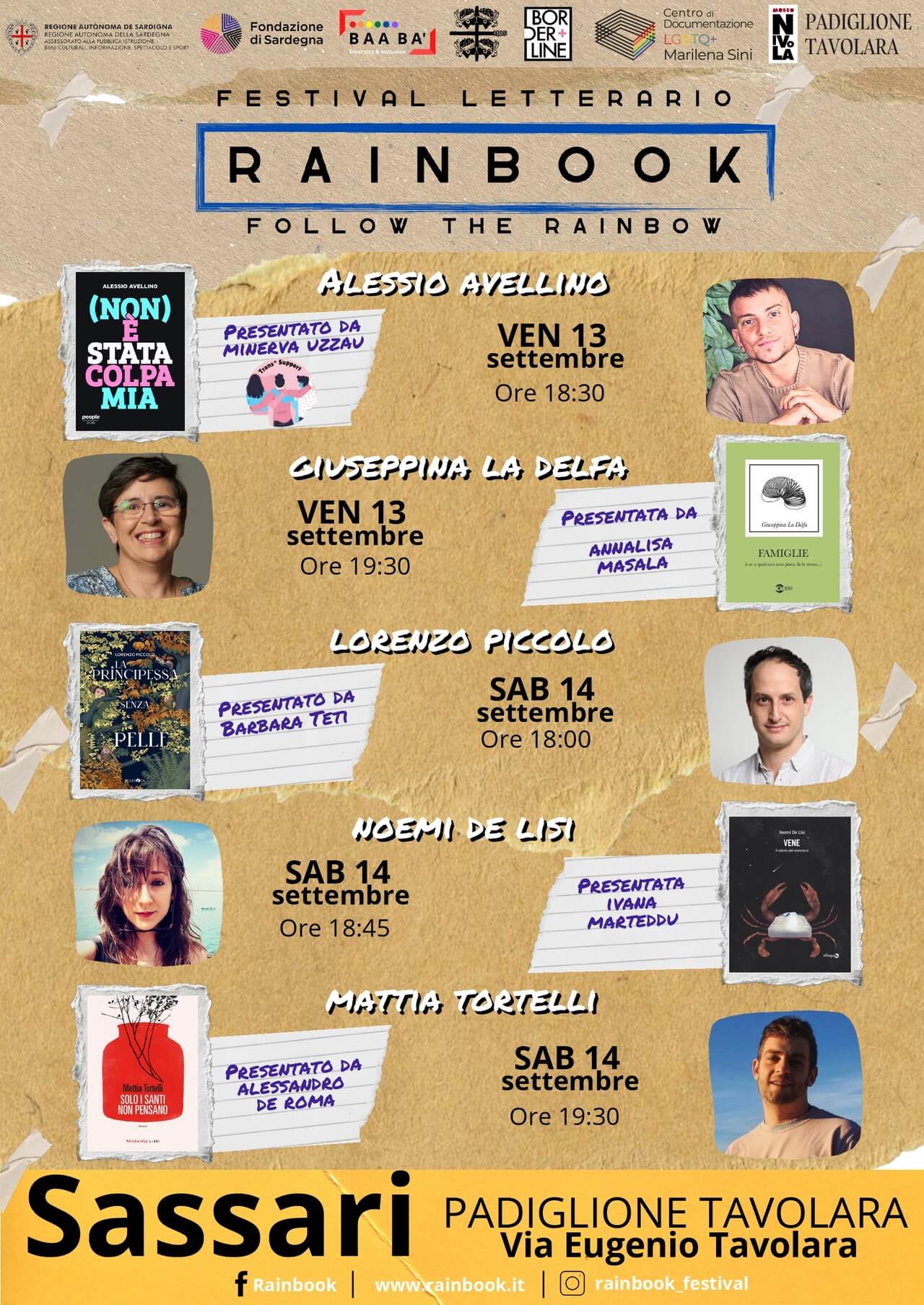 rainbook festival 2024, sassari