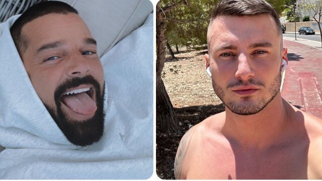 Ricky Martin e Max Barz