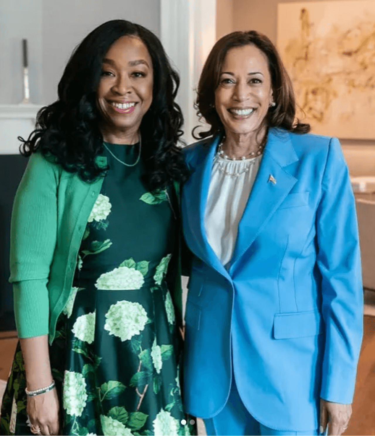 Shonda Rhimes e Kamala Harris