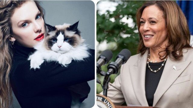 Taylor Swift appoggia Kamala Harris