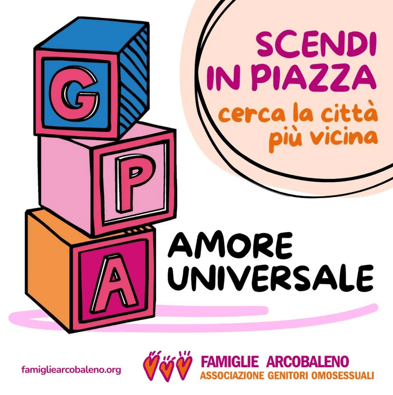 Amore Universale, in tutta Italia si scende in piazza per sostenere le famiglie arcobaleno dalla persecuzione del governo Meloni - Amore Universale in tutta Italia si scende in piazza per sostenere le famiglie arcobaleno - Gay.it