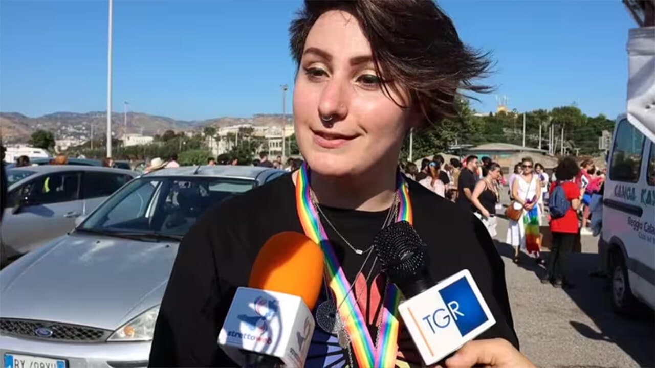 Angelica Polmonari, attivista LGBTIAQ+ italiana, candidata per ILGA