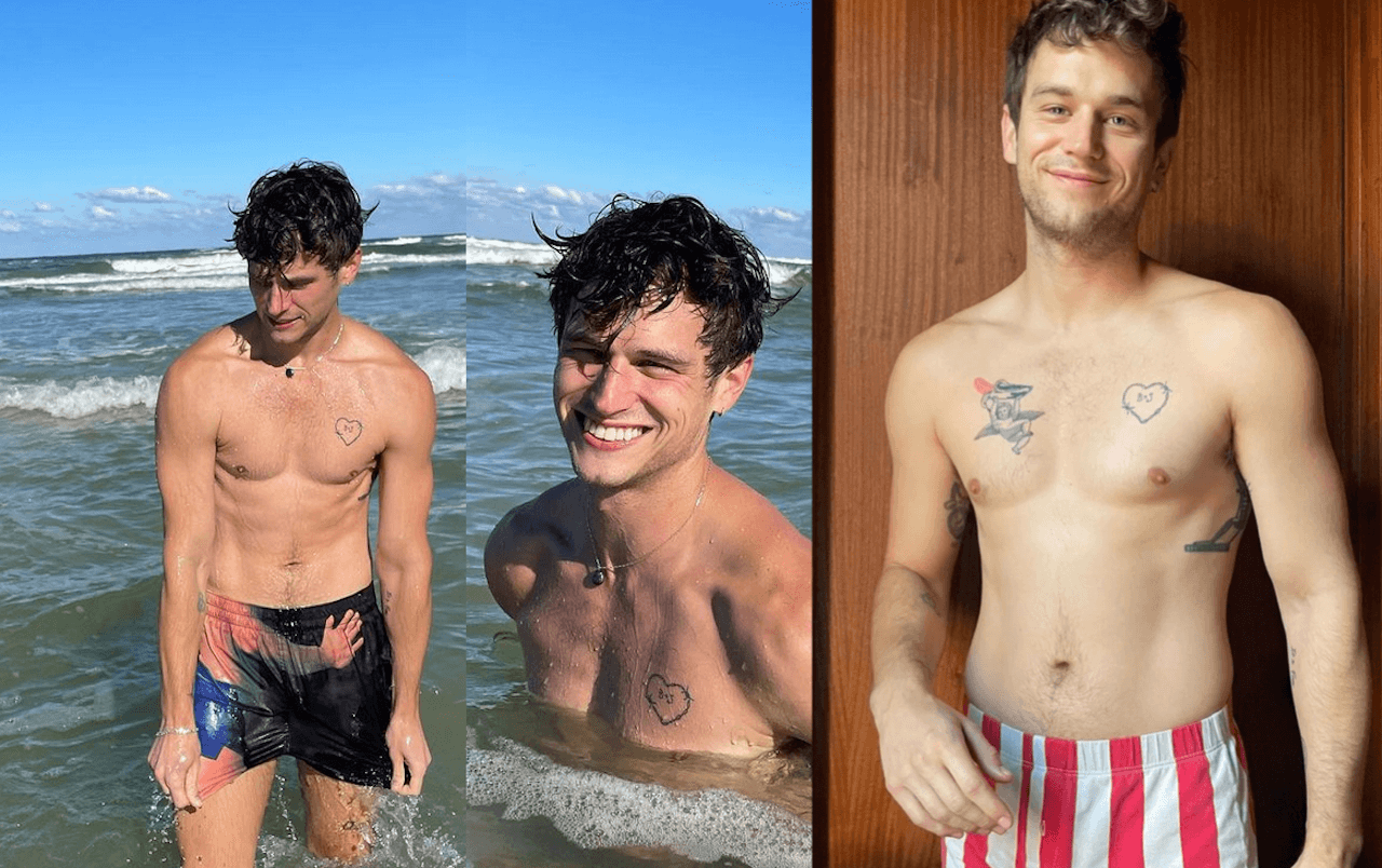 Brandon Flynn di Tredici ha sposato lo scrittore Jordan Tannahill, foto e video - Brandon Flynn ha sposato lo scrittore Jordan Tannahill 1 3 - Gay.it