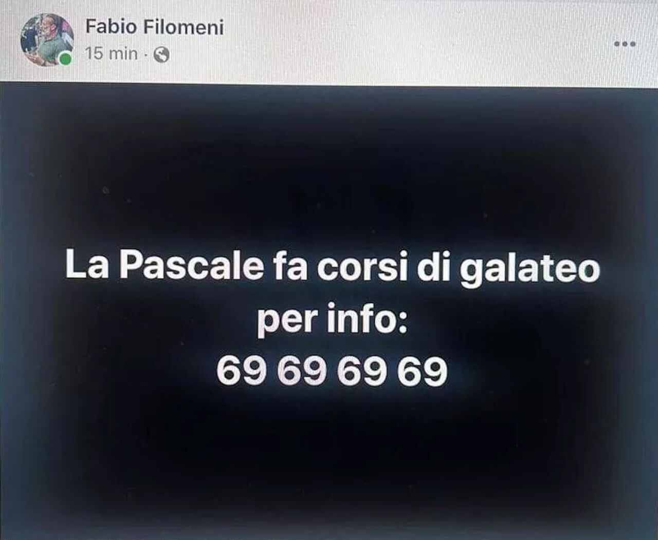 Francesca Pascale e Roberto Vannacci, insulti da Fabio Filomeni, referente politico del generale - Fabio Filomeni vs. Francesca Pascale - Gay.it