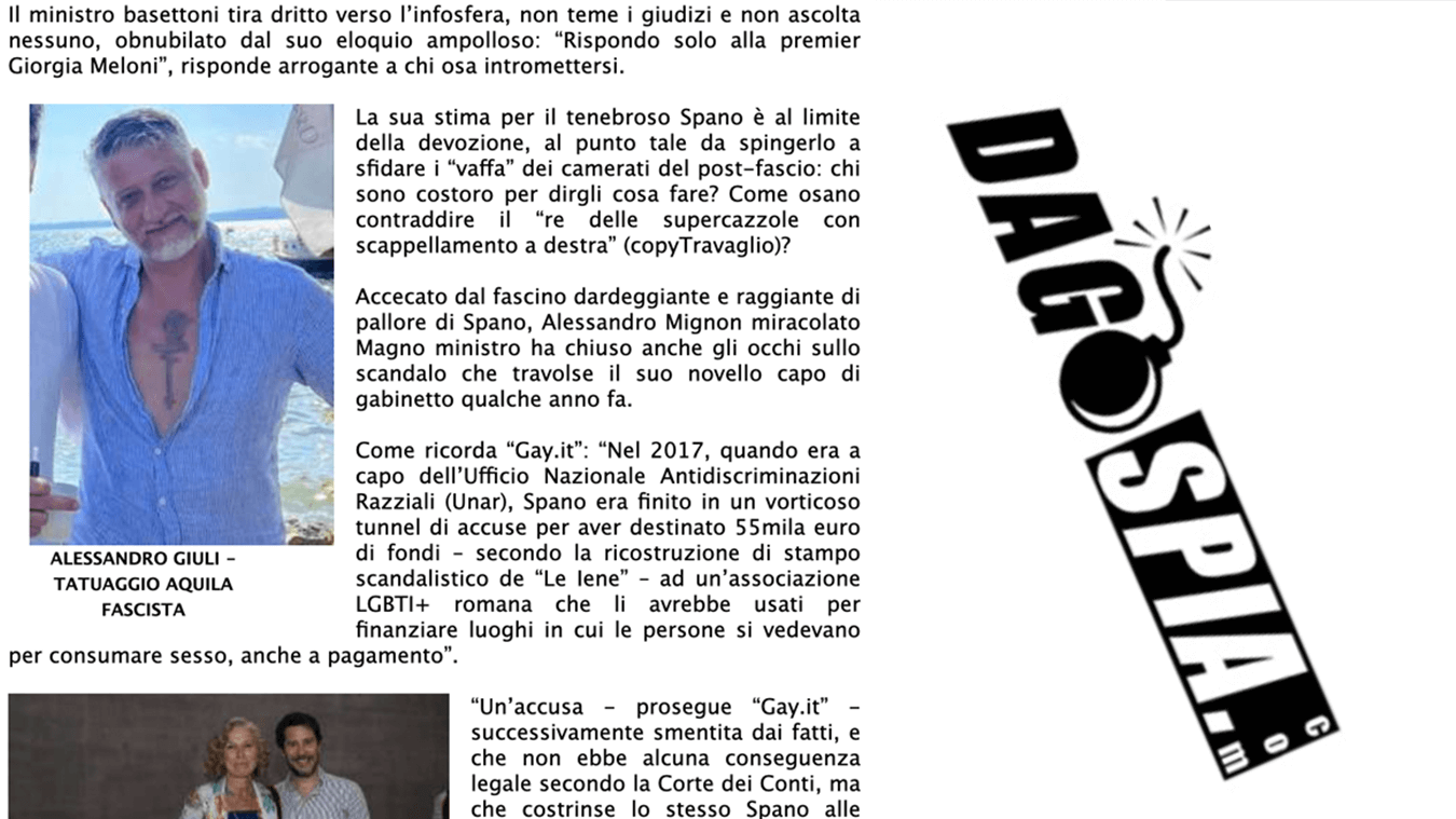 Francesco Spano è stato nominato capo di gabinetto del Ministero della Cultura dal neo ministro Alessandro Giuli