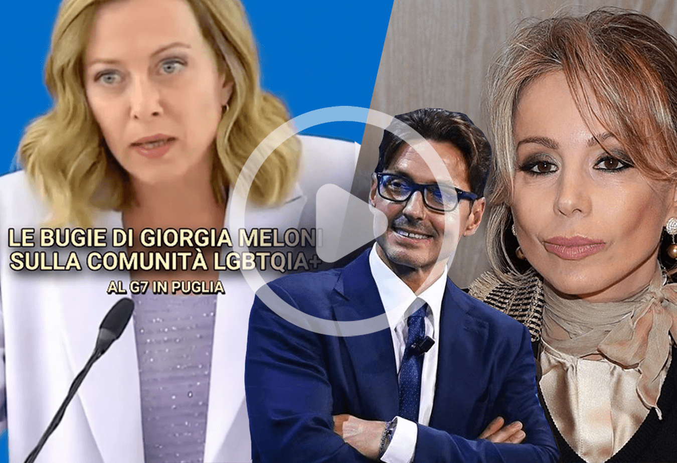 GPA, Giorgia Meloni, le bugie al G7 davanti a tutto il mondo e i Berlusconi ridicolizzati –  VIDEO