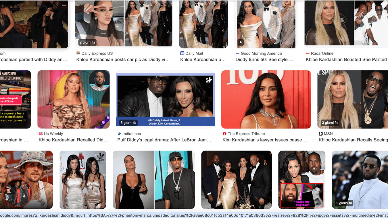 Si allarga lo scandalo Sean Combs detto Diddy.
