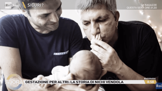 Nichi Vendola e la sua famiglia: "Accogliere un figlio è stata la scelta più bella della nostra vita" (VIDEO) - Nichi Vendola e Ed Testa - Gay.it