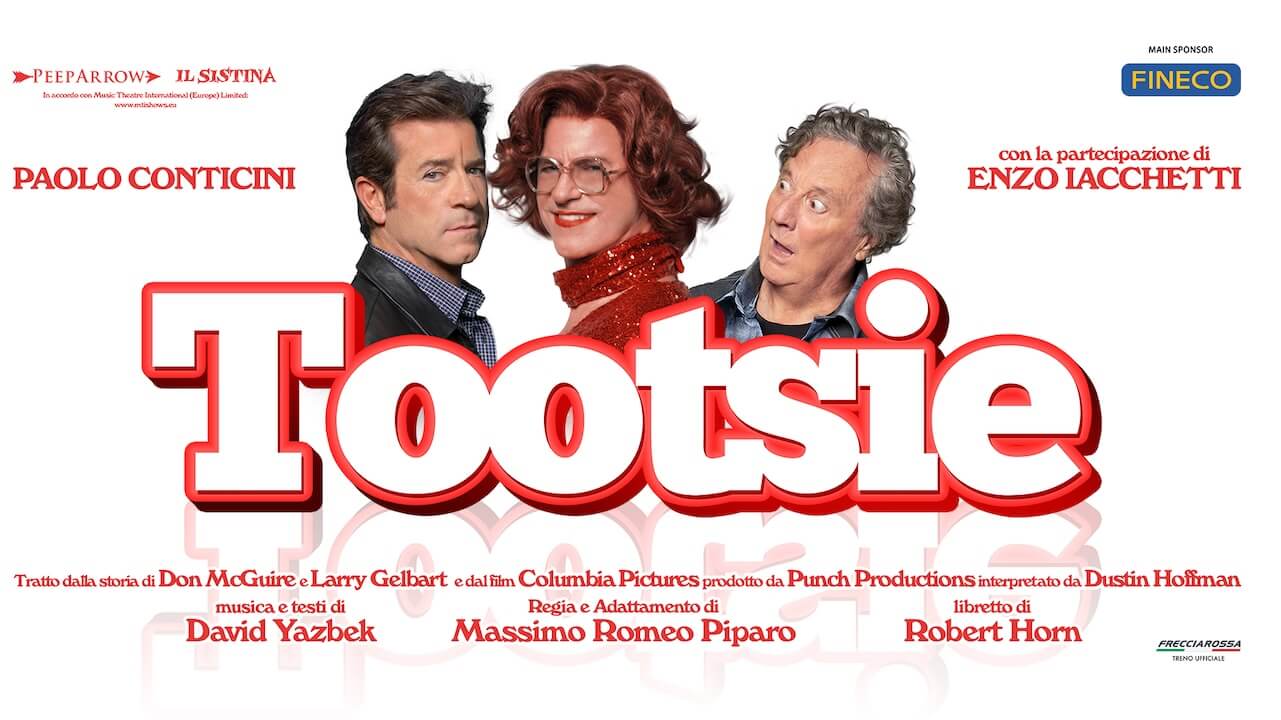 Tootsie, Paolo Conticini è Dorothy Michaels a teatro. Le prime immagini ufficiali del musical - TOOTSIE orizzontale - Gay.it