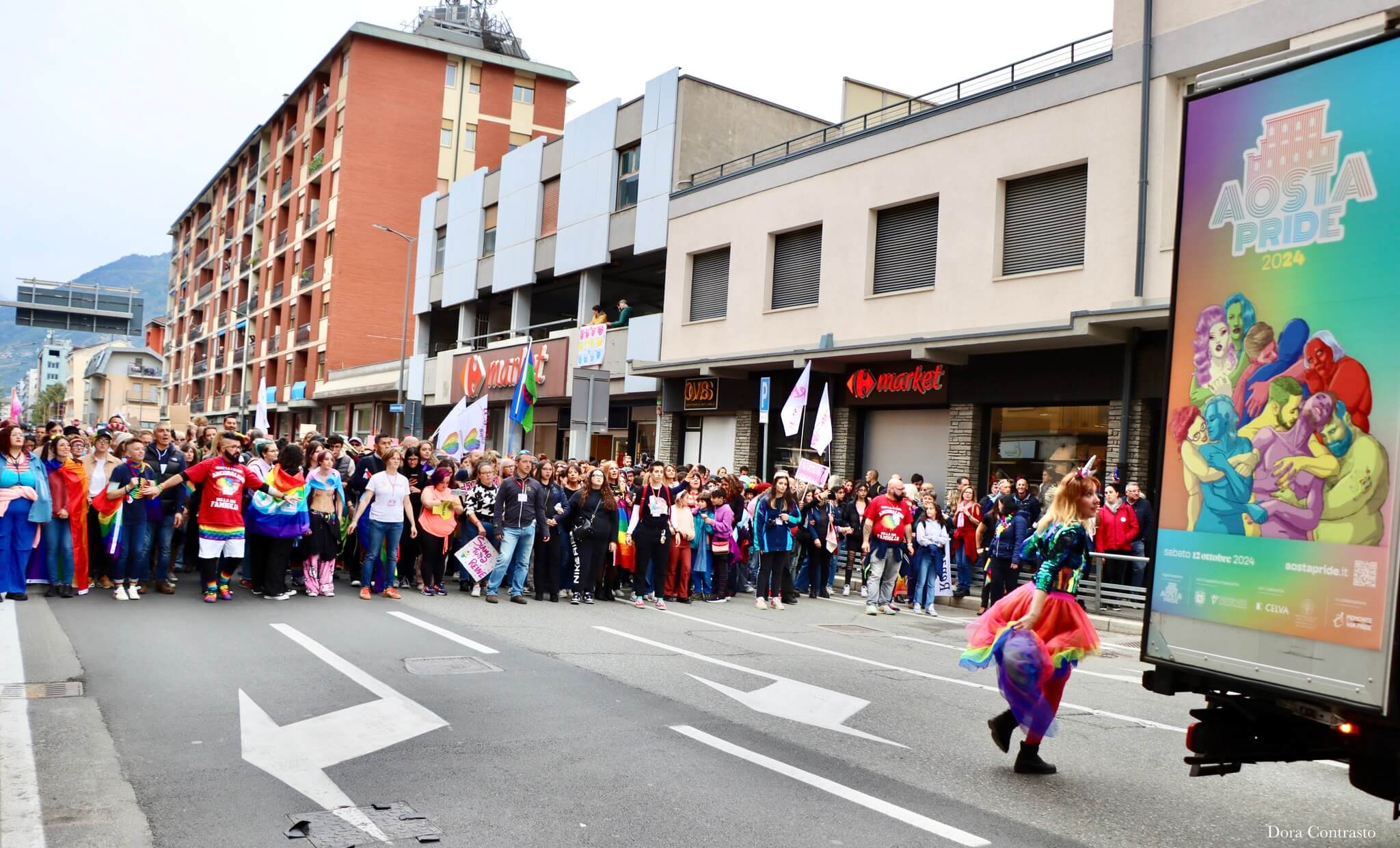 Aosta Pride 2024 - Aosta, sabato 12 ottobre - foto FB di Dora Contrasto