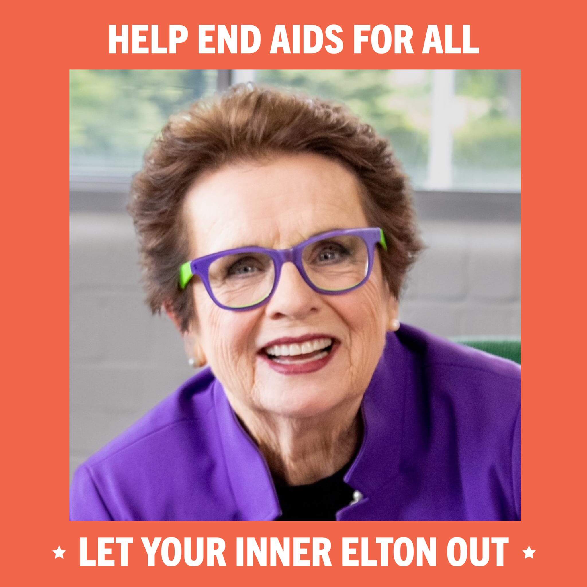 billie jean king, sostegno a comunità lgbt, aids foundation elton john