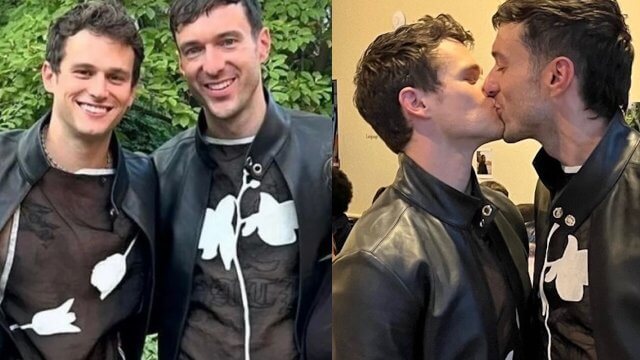 Brandon Flynn di Tredici ha sposato lo scrittore Jordan Tannahill, foto e video - brandon flynn sposo - Gay.it