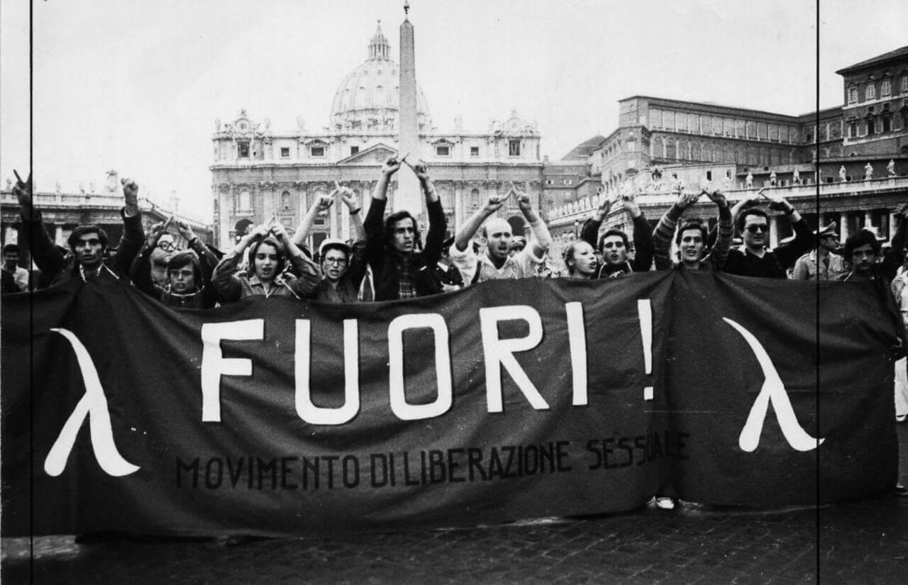 movimento fuori, origini pride in italia