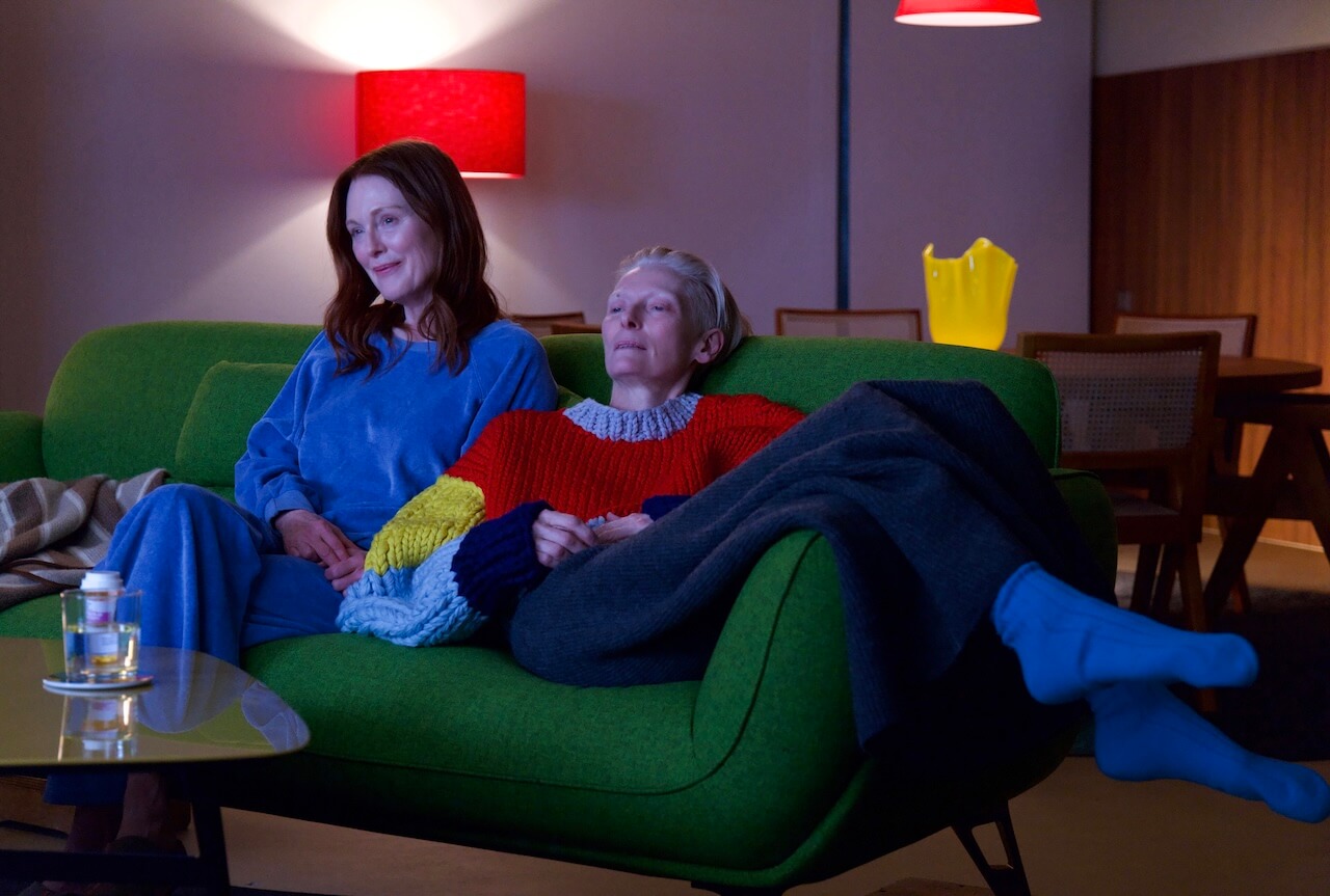 La Stanza Accanto di Pedro Almodovar con Tilda Swinton e Julianne Moore