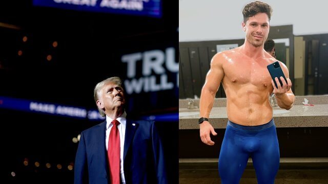 Chi è Devin Franco? L'ultradestra vuole vietare il porno ma il pornodivo gay sostiene e ha votato Trump - Donald Trump e Devin Franco - Gay.it