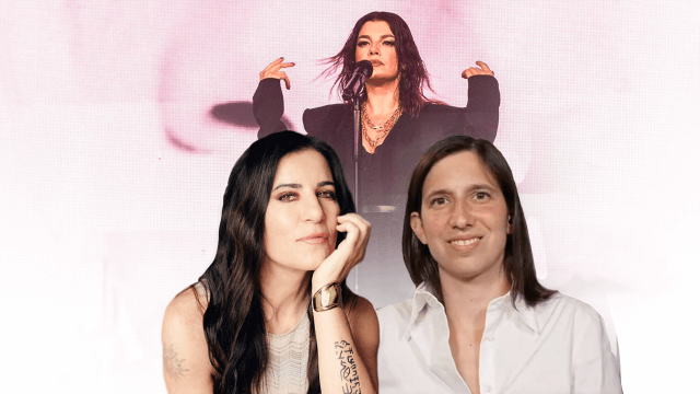Elly Schlein e Paola Turci avvistate insieme al concerto di Emma a Roma il 14 Novembre 2024