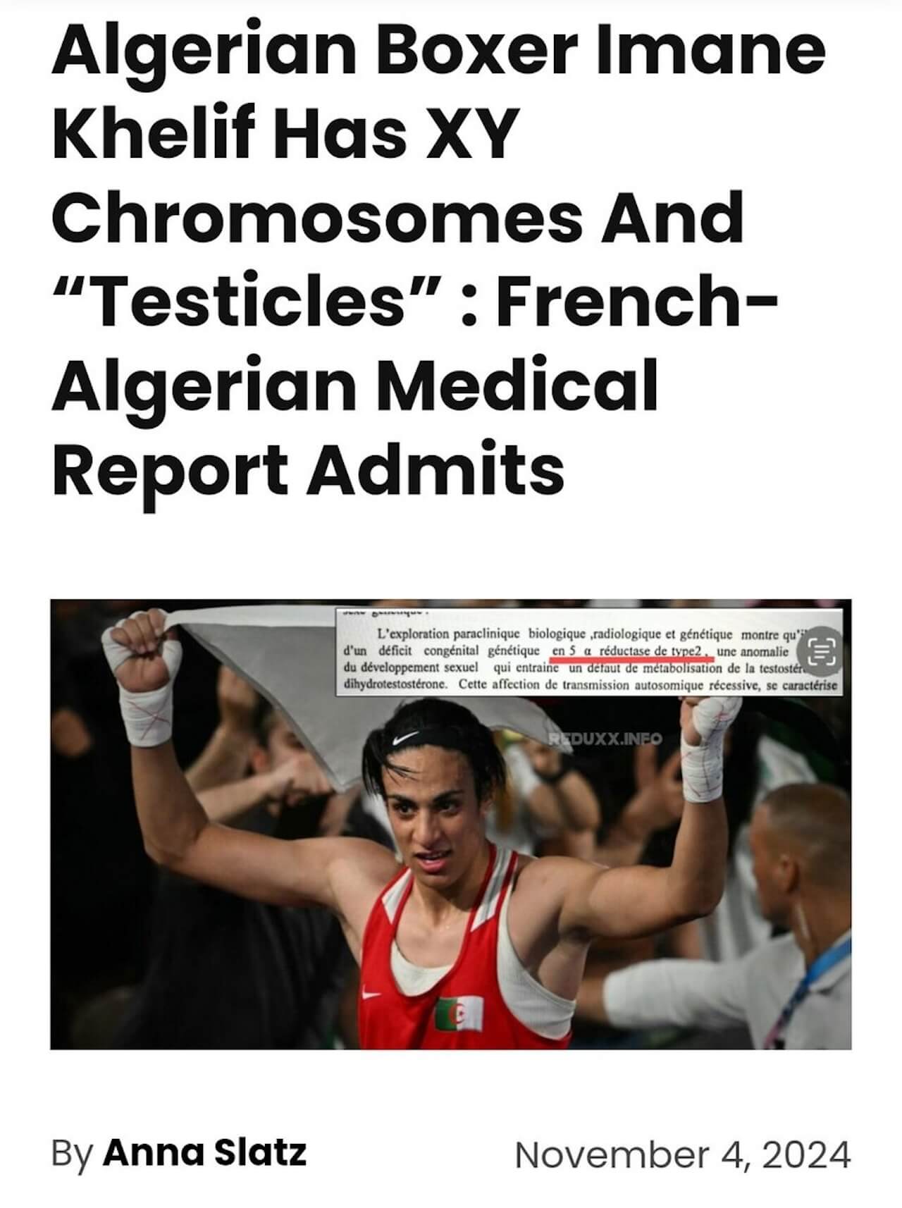 Imane Khelif, il corpo, i suoi genitali, le bufale e la copertina di Vogue Arabia - Imane Khelif e lennesima bufala - Gay.it