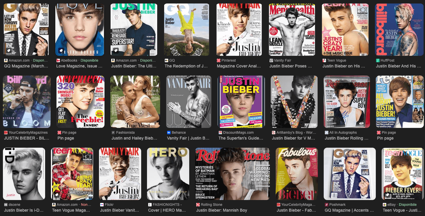 Justin Bieber Magazine Covers Gay.it