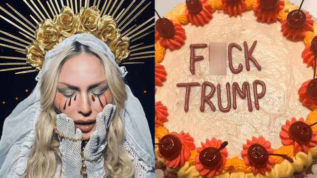 Furia Madonna: "Perché hanno votato un criminale, uno stupratore, un bigotto? Fanc*lo Trump!" - Madonna vs. Donald Trump 1 1 - Gay.it