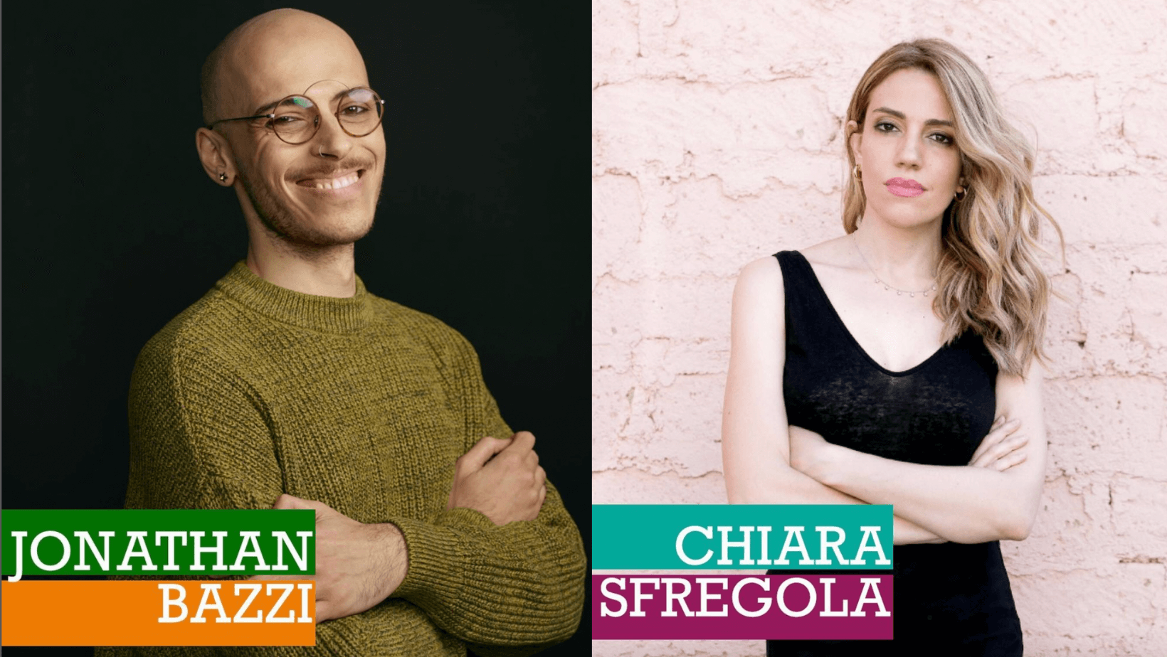 Jonathan Bazzi e Chiara Sfregola, ospiti al Pride delle Parole