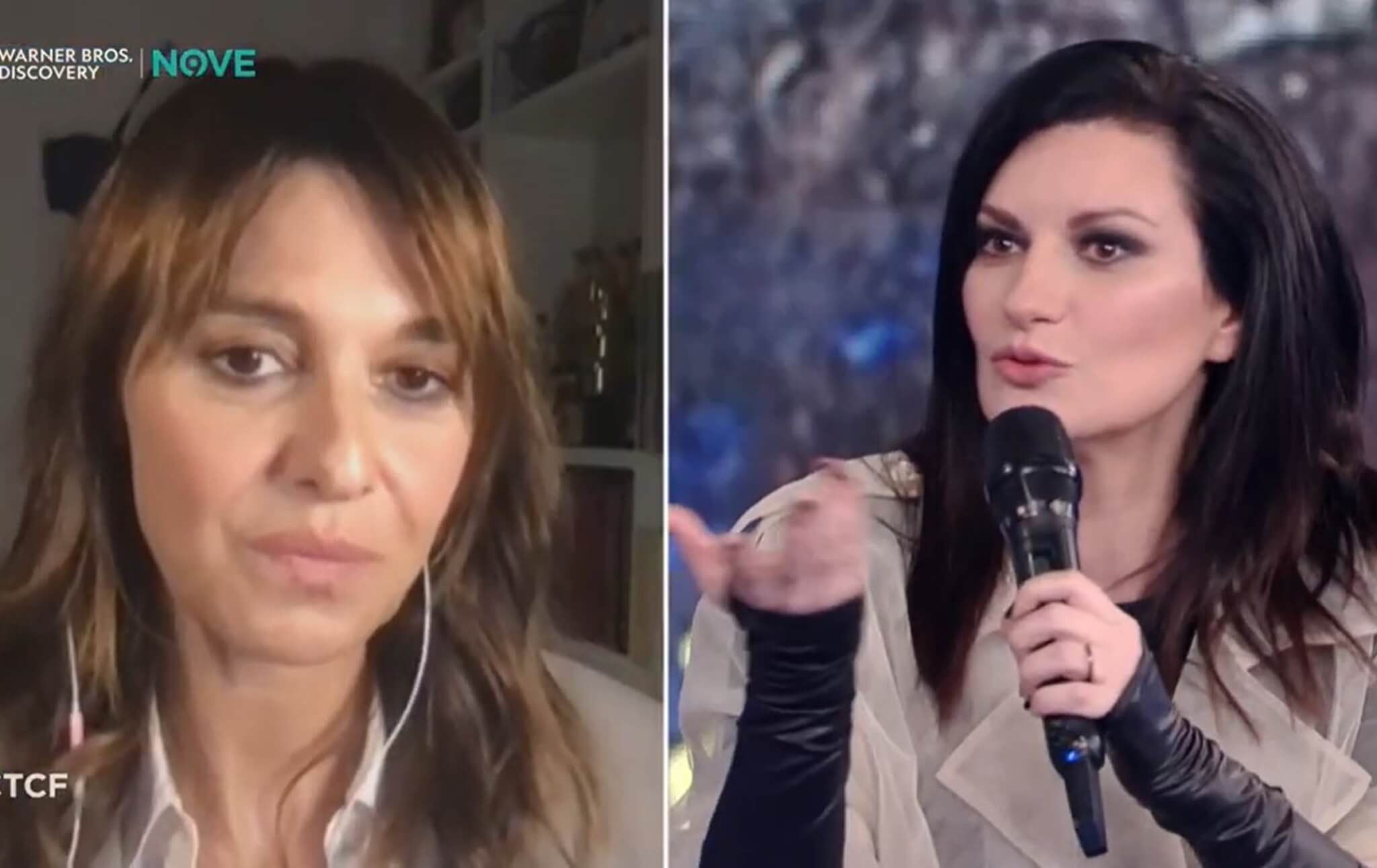 Paola Cortellesi e Laura Pausini, Che Tempo Che Fa