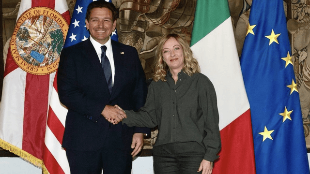 Ron DeSantis, il governatore della legge "Don't Say Gay" è a Palazzo Chigi con Giorgia Meloni - Ron DeSantis - Gay.it