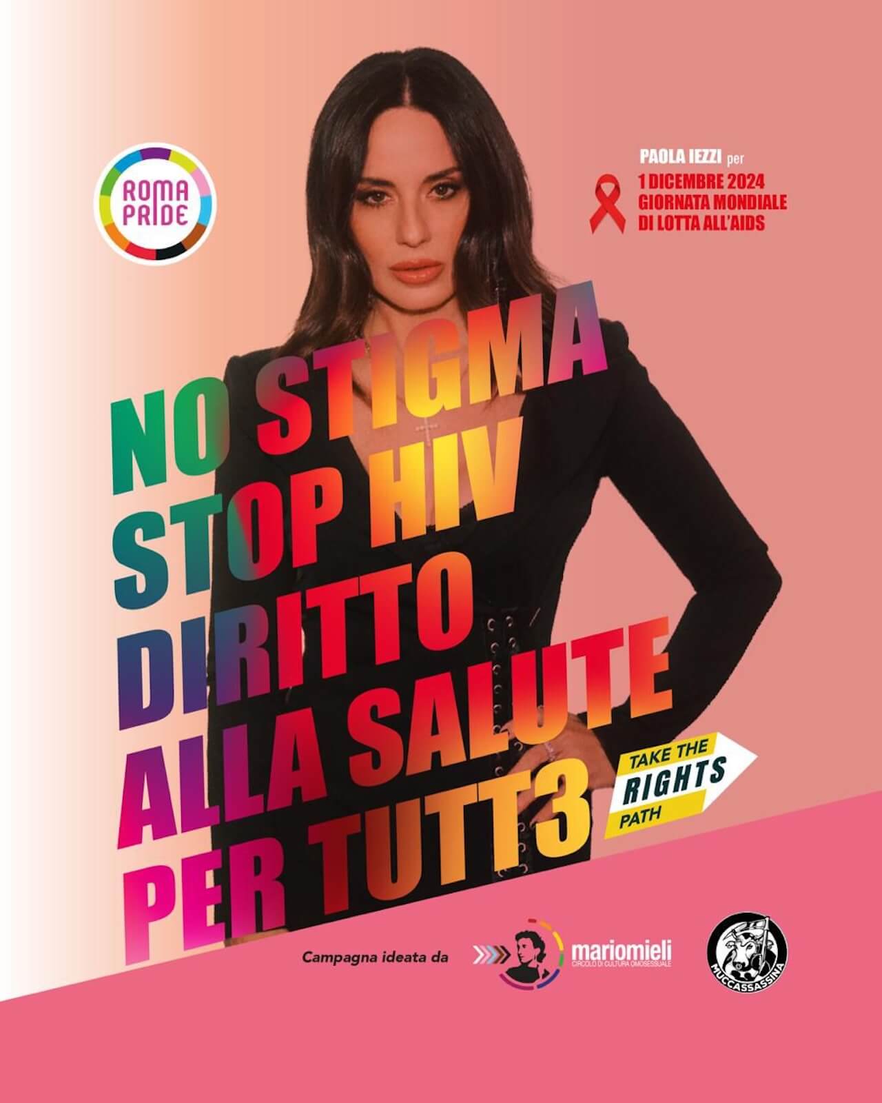 Giornata Mondiale contro l’hiv/aids, Paola Iezzi testimonial della campagna Roma Pride - World Aids Day 2024 Paola Iezzi - Gay.it