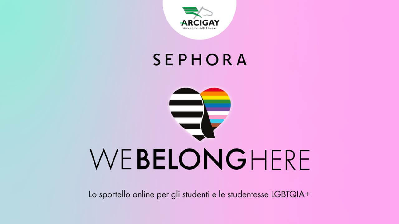 Supporto psicologico gratuito per gli studenti LGBTQIA+: il progetto di Sephora e Arcigay