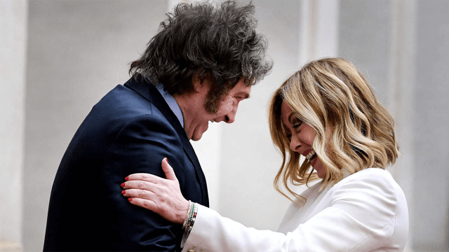 Atreju 2024 - Interverrà Javier Milei, nella foto con Giorgia Meloni