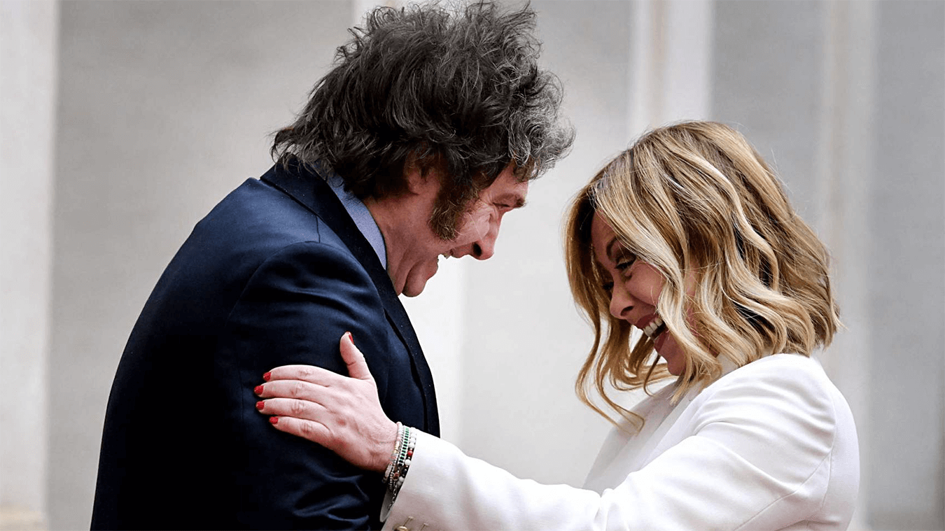 Atreju 2024 - Interverrà Javier Milei, nella foto con Giorgia Meloni