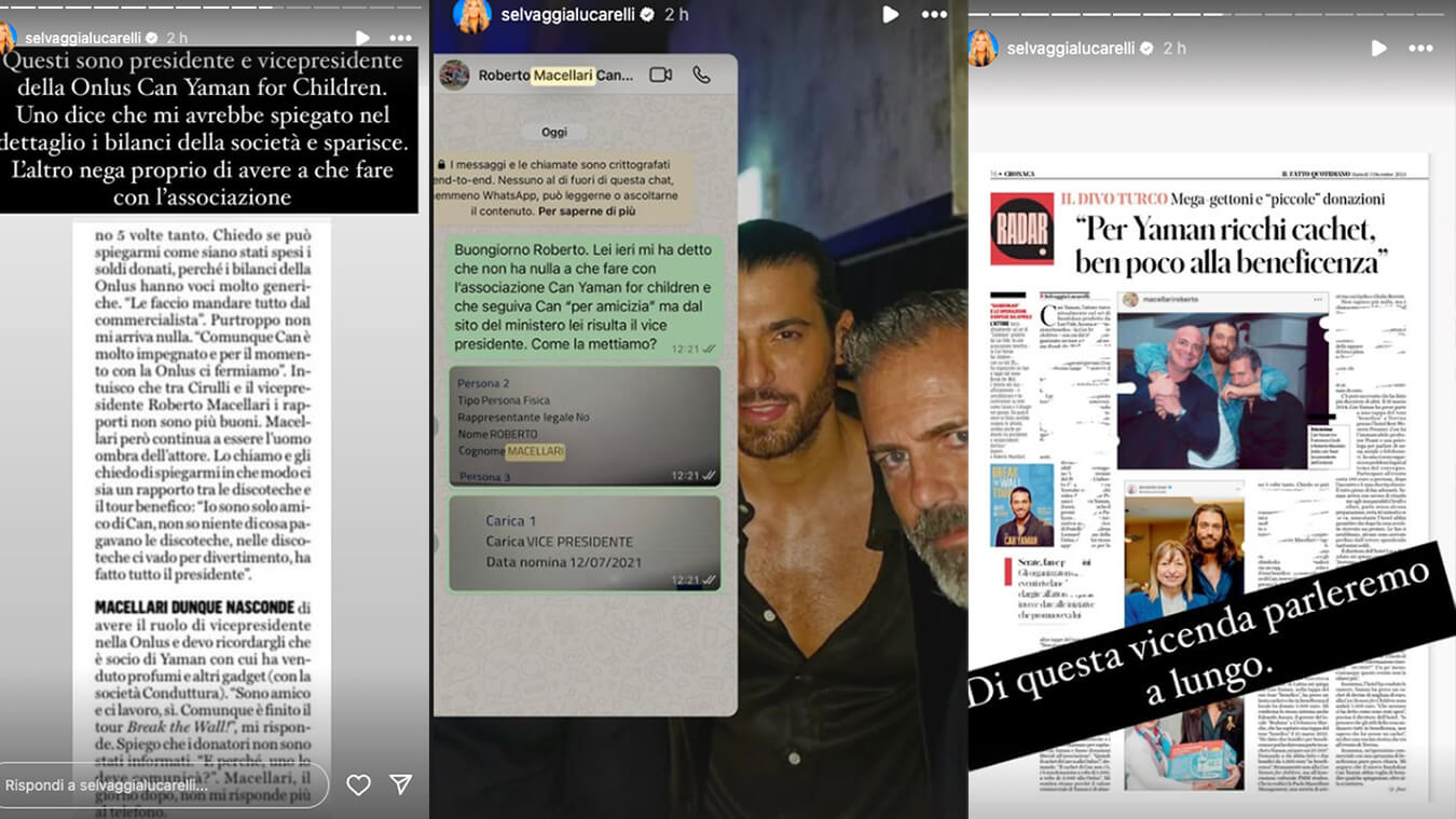 Can Yaman e i dubbi sulle sue attività di beneficenza: l'inchiesta è partita da Selvaggia Lucarelli sul Fatto.