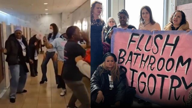 Donne trans ballano nel bagno del Campidoglio dopo il divieto dei repubblicani. Proteste e arresti (VIDEO) - Donne trans ballano nel bagno del Campidoglio dopo il divieto imposto dai repubblicani. Proteste e arresti VIDEO - Gay.it