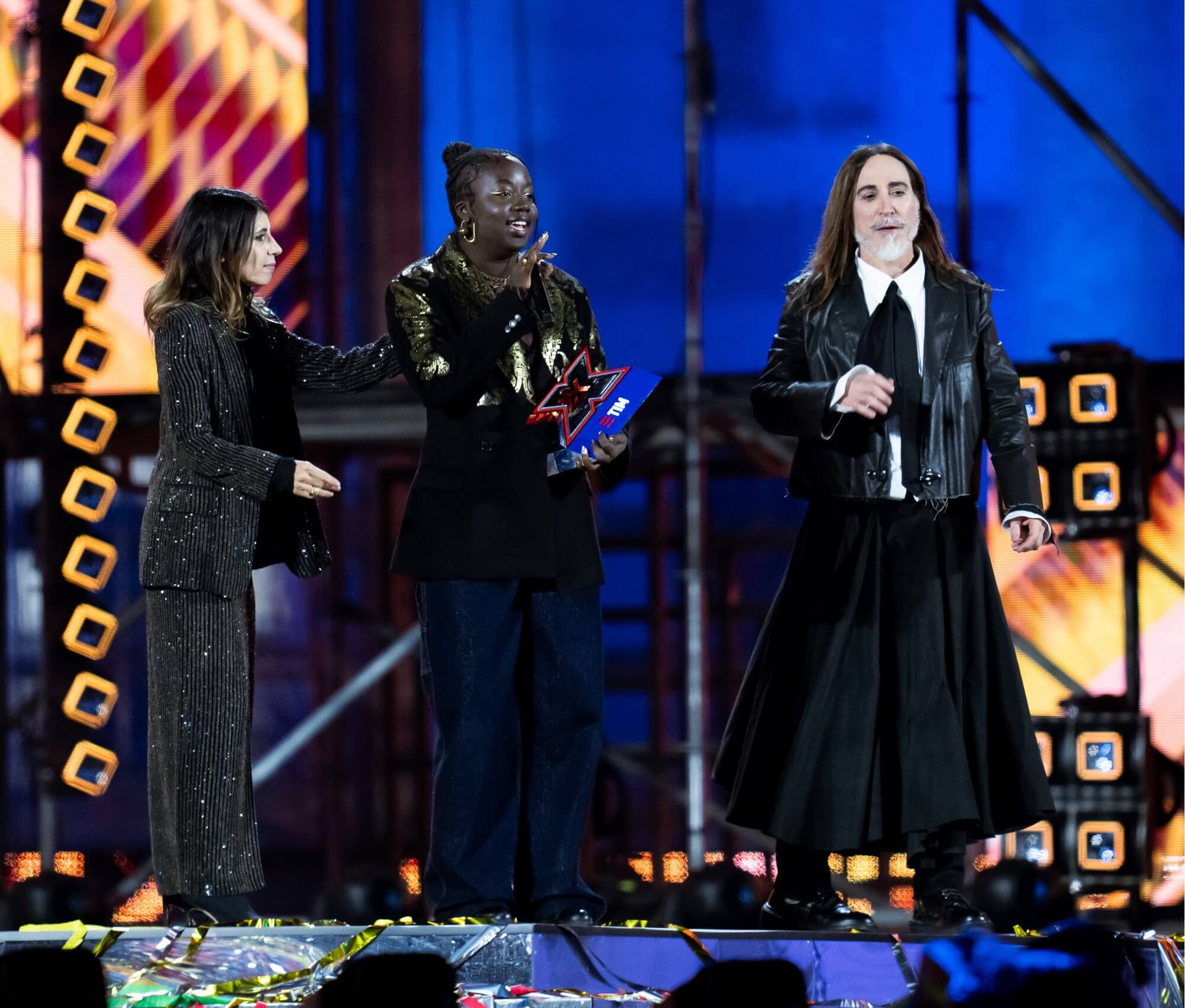 Giorgia, Manuel Agnelli e Mimì Caruso, finale X Factor 2024
