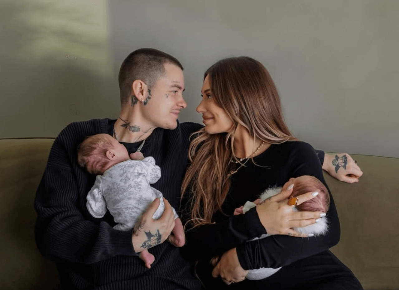 Jesse Sullivan, l'influencer trans è diventato papà di due gemelli. Le foto social - Jesse Sullivan e Francesca Farago 2 - Gay.it