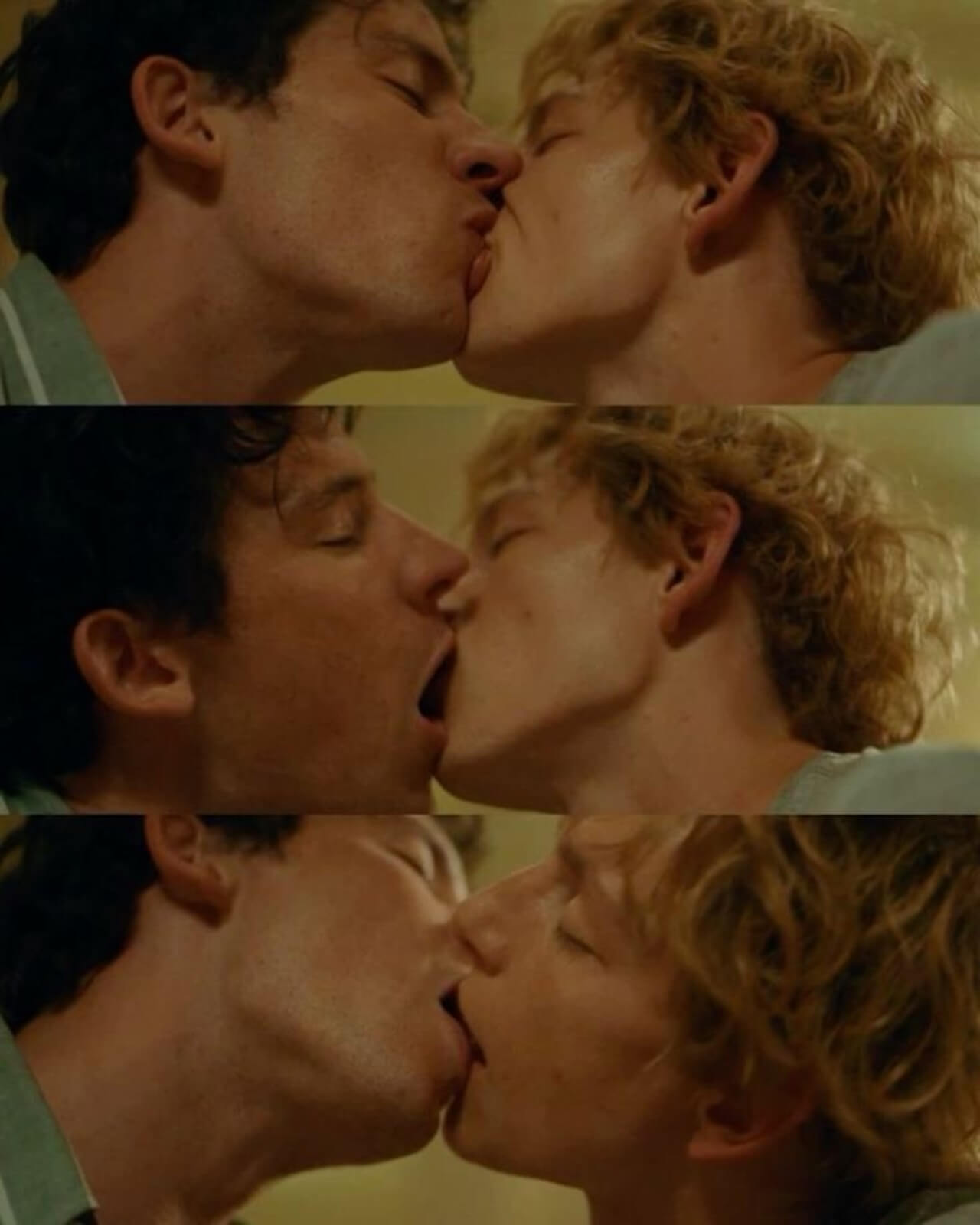 Josh O’Connor a sorpresa: "Non sarò in Camere Separate di Luca Guadagnino" - Mike Faist kiss Josh OConnor - Gay.it