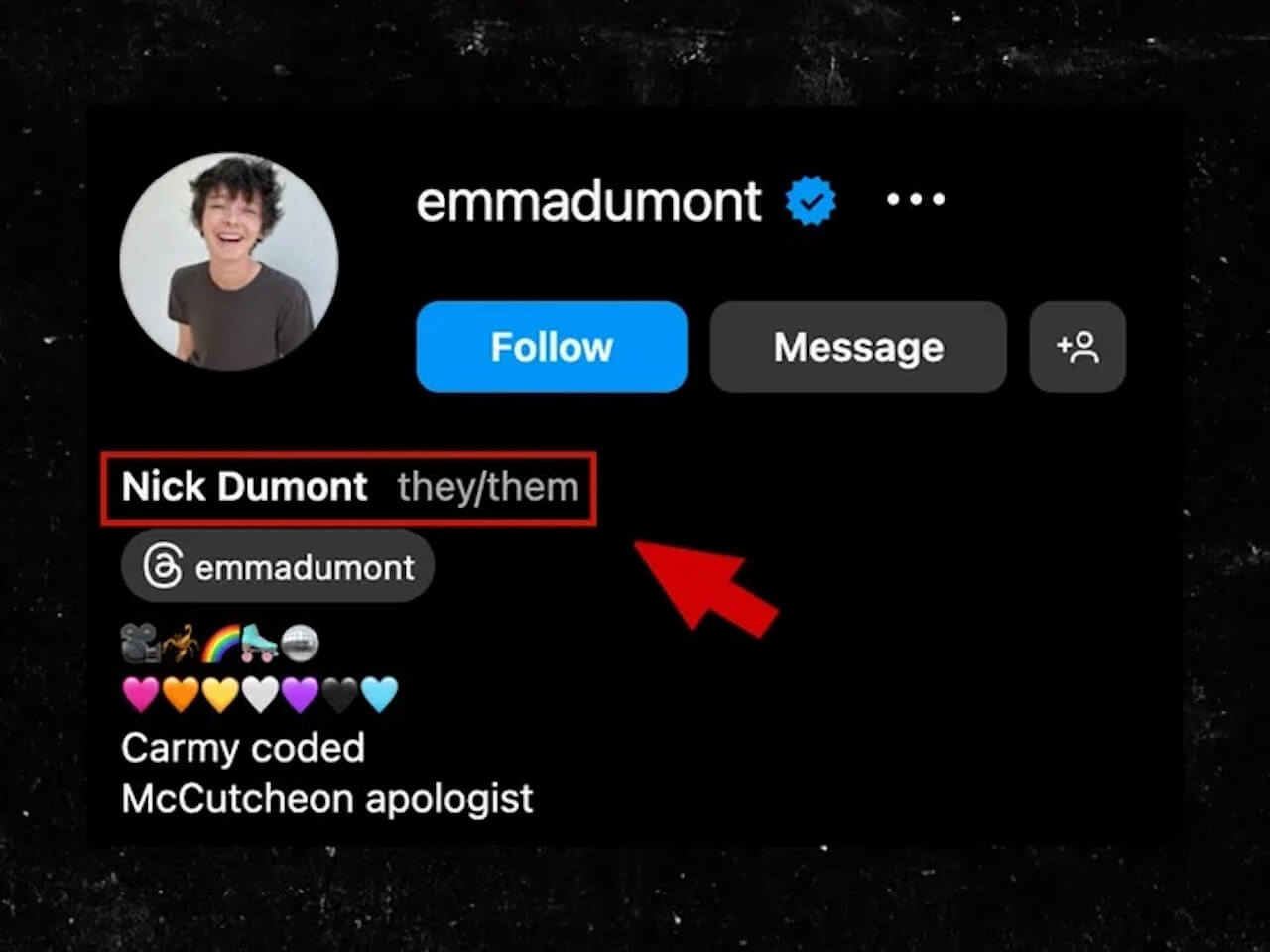 Nick Dumont di Oppenheimer fa coming out come persona trans e non binaria - Nick Dumont IG - Gay.it