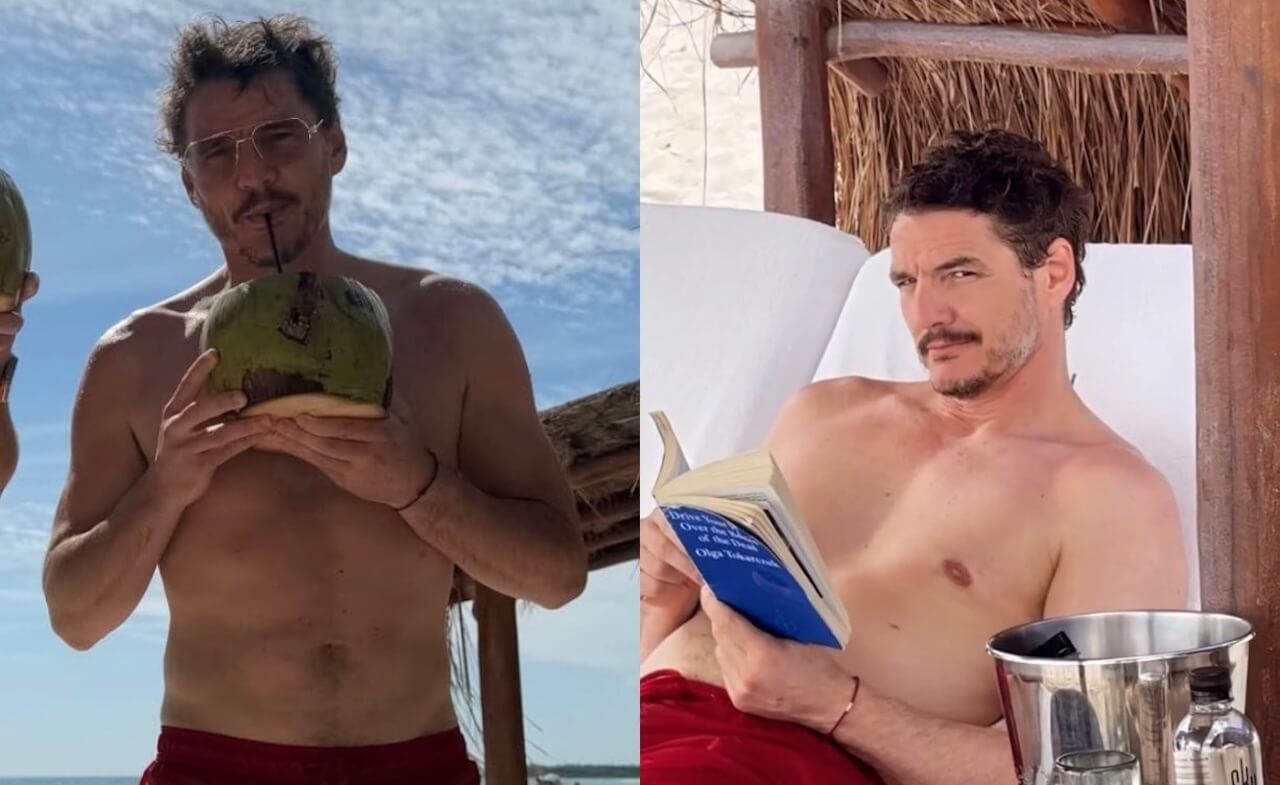 Pedro Pascal in spiaggia a torso nudo, le foto di Natale hanno fatto impazzire tuttə