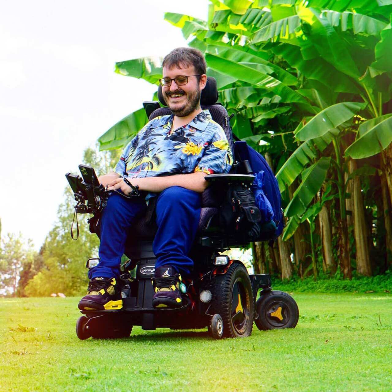 simone pedersoli, sma, content creator disabili