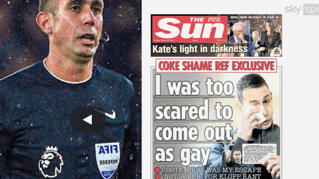David Coote, l'arbitro inglese fa coming out: "Avevo troppa paura per dichiarare la mia omosessualità" - David Coote lex arbitro inglese fa coming out - Gay.it
