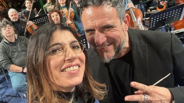 Giorgia alle prove di Sanremo